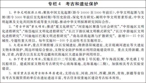 文物保护和科技创新规划